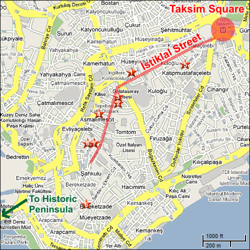 Istanbul Beyoglu Taksim Square And Istiklal Street Visiting Turkey   Taksim Poi 